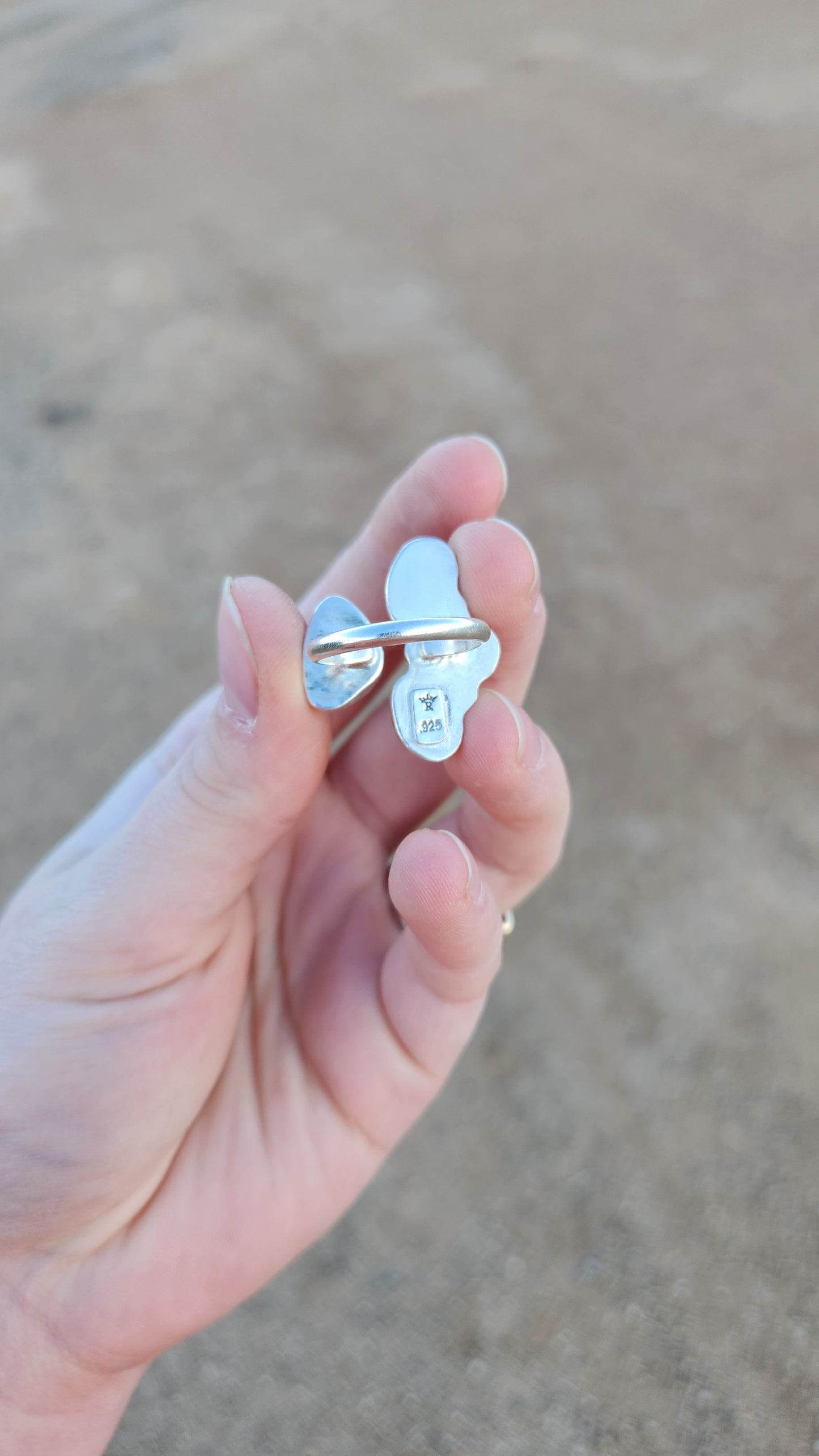 Adjustable Opal and Golden Hills Ring